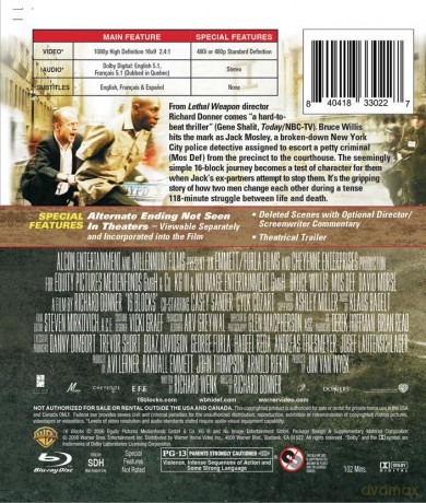 16 Blocks [Blu-Ray]