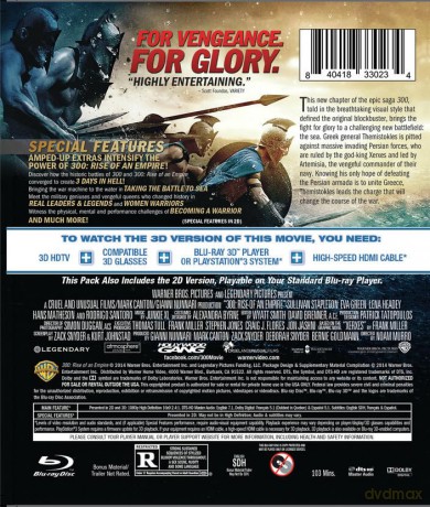 300: Rise of an Empire (300: Początek imperium) [Blu-Ray]