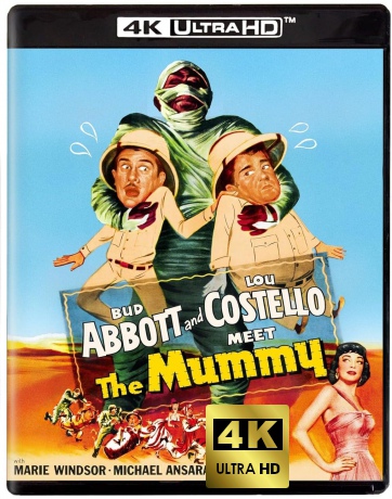 Abbott and Costello Meet The Mummy (Abbott i Costello spotykają mumię) [Blu-Ray 4K]