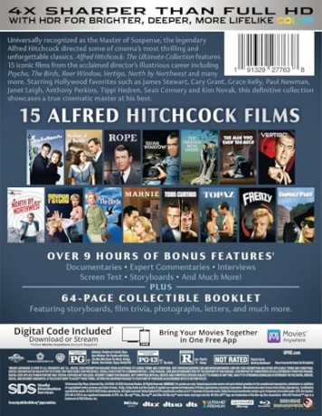 Alfred Hitchcock: The Ultimate Collection [5xBlu-Ray 4K]+[10xBlu-Ray]