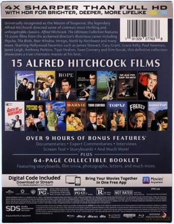 Alfred Hitchcock: The Ultimate Collection [5xBlu-Ray 4K]+[10xBlu-Ray]