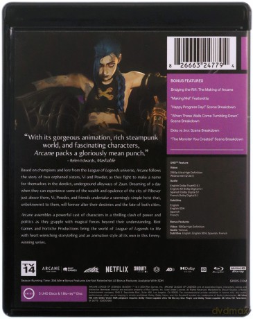 Arcane: League of Legends Season One [4xBlu-Ray 4K]
