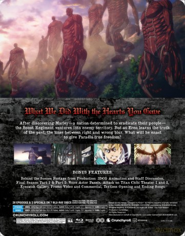 Attack On Titan - Final Season Part 1 (steelbook) [7xBlu-Ray]