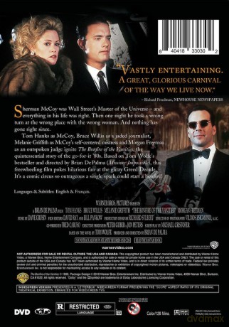 Bonfire of the Vanities [DVD]