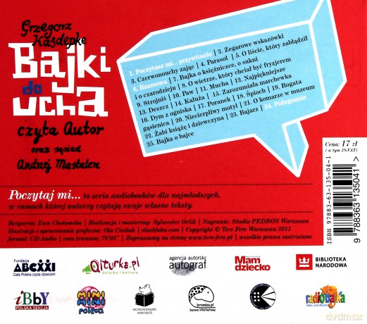 Bajki Do Ucha Audiobook - Grzegorz Kasepke [KSIĄŻKA]