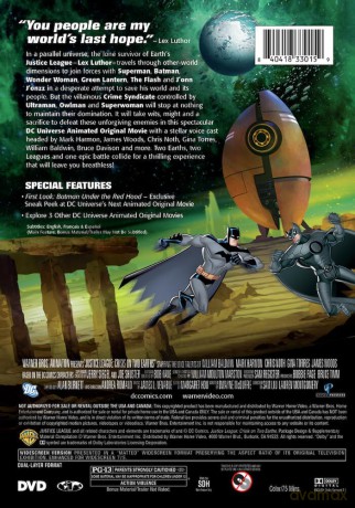 DCU Justice League: Crisis On Two Earths [DVD]
