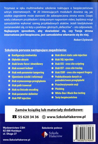 Ataki Na Strony Internetowe [KSIĄŻKA]