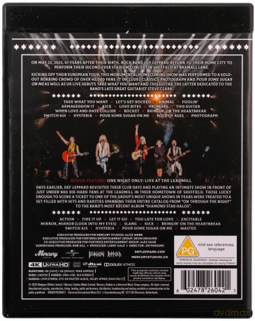 Diamond Star Heroes: Live from Sheffield [Blu-Ray 4K]