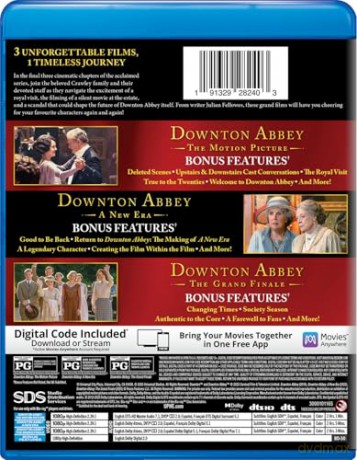 Downton Abbey 3-Film Collection - Blu-ray + Digital [Blu-Ray]