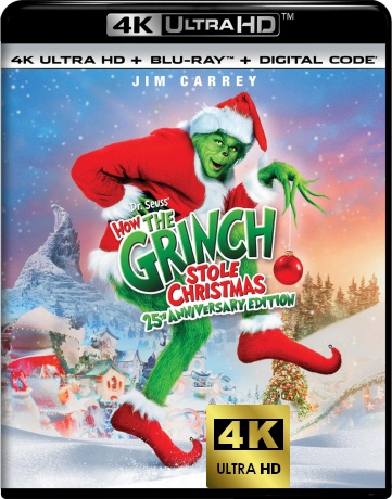Dr. Seuss' How The Grinch Stole Christmas (Grinch: Świąt nie będzie) [Blu-Ray 4K]+[Blu-Ray]