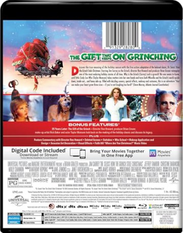 Dr. Seuss' How The Grinch Stole Christmas (Grinch: Świąt nie będzie) [Blu-Ray 4K]+[Blu-Ray]