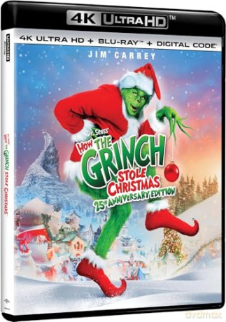 Dr. Seuss' How The Grinch Stole Christmas (Grinch: Świąt nie będzie) [Blu-Ray 4K]+[Blu-Ray]