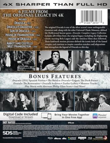 Dracula: Complete Legacy Collection - 4K Ultra HD + Digital [Blu-Ray 4K]