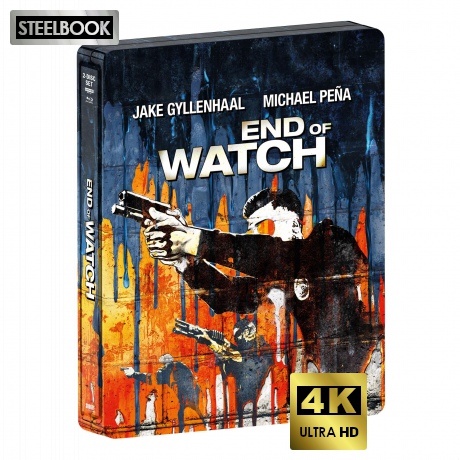 End of Watch (Bogowie ulicy) (steelbook) [Blu-Ray 4K]+[Blu-Ray]