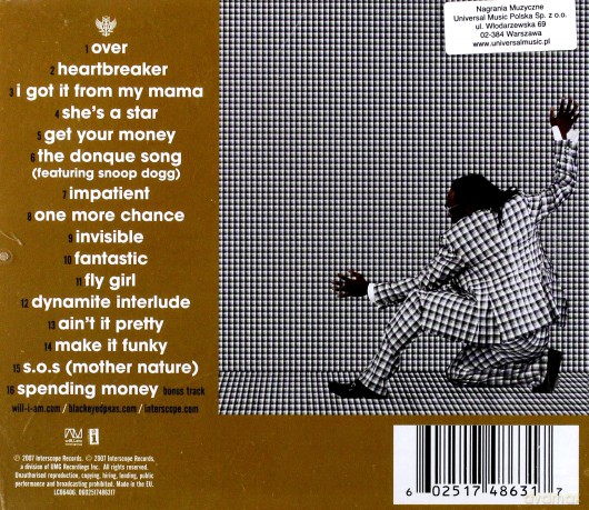 Will.I.Am: Songs About Girls (Polska Cena!!) [CD]