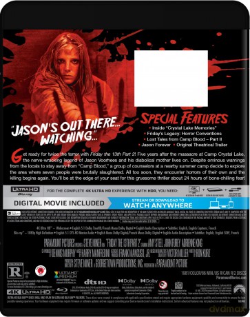 Friday the 13th: Part 2 [DVD]