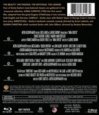 Greta Garbo-4 Film Collection [DVD]