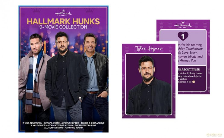 Hallmark Hunks 9-Movie Collection with Four 2.5" x 3.5" Collectible Trading Cards [DVD]