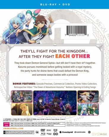 Konosuba - God's Blessing On This Wonderful World! season 3 [2xBlu-Ray]+[2xDVD]