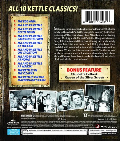 Ma and Pa Kettle: Complete Comedy Collection [5xBlu-Ray]