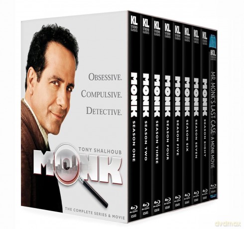 Monk: The Complete Series [Detektyw Monk] [33xBlu-Ray]