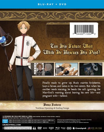 Mushoku Tensei: Jobless Reincarnation - Season 2 Part 2 [2xBlu-Ray]+[2DVD]