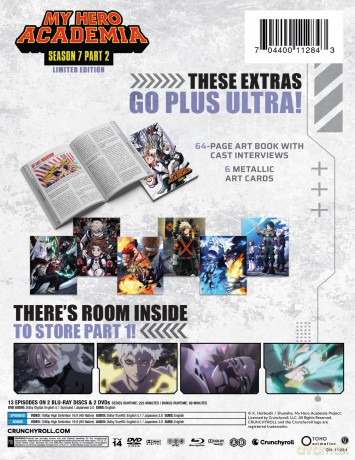 My Hero Academia Season 7 Part 2 (Akademia bohaterów) [2xBlu-Ray]+[2DVD]