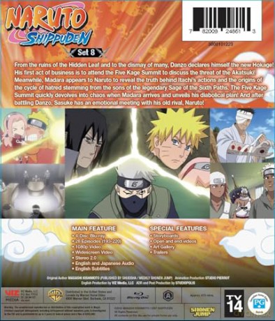 Naruto Shippuden Set 8 [4xBlu-Ray]