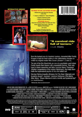 Nightmare On Elm Street 3: Dream Warriors [DVD]