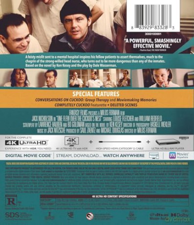 One Flew Over the Cuckoo's Nest (Lot nad kukułczym gniazdem) [Blu-Ray 4K]