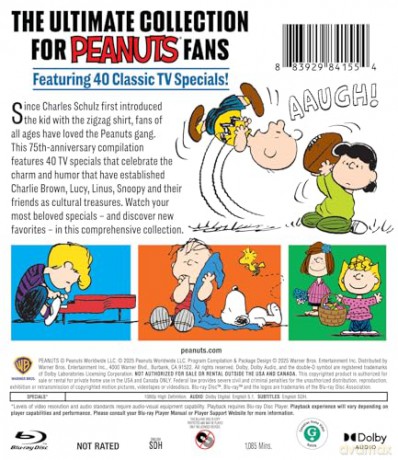 Peanuts: 75th Anniversary Ultimate TV Specials Collection [5xBlu-Ray]