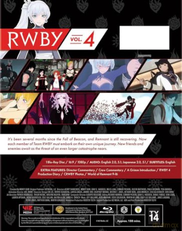 RWBY Volume 4 [Blu-Ray]