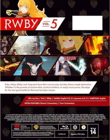 RWBY Volume 5 [Blu-Ray]