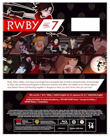 RWBY Volume 7 [Blu-Ray]