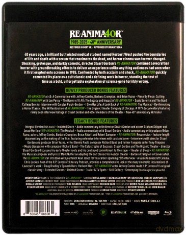 Re-Animator (Reanimator) [Blu-Ray 4K]+[Blu-Ray]