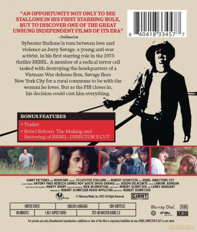 Rebel: Director's Cut [Blu-Ray]