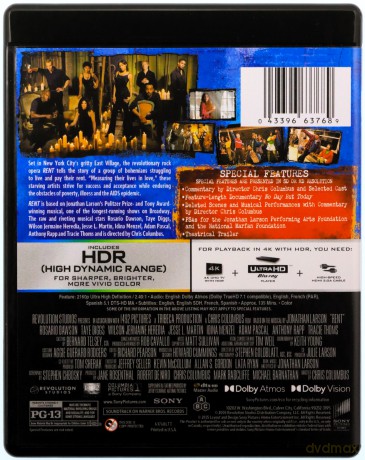 Rent [Blu-Ray 4K]