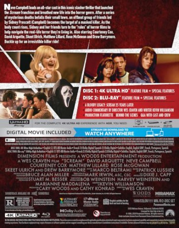 Scream (Steelbook) [DVD]