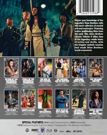 Shaw Brothers Classics: Volume Eight [12xBlu-Ray]