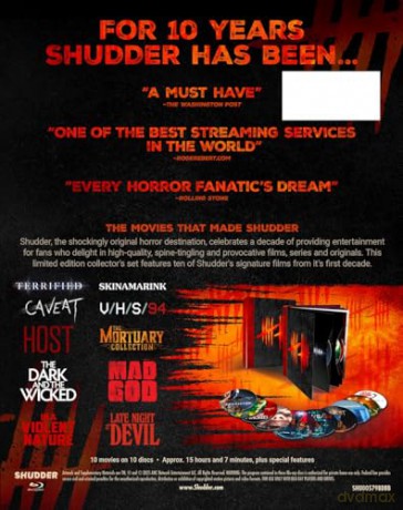 Shudder: A Decade of Fearless  10th Anniversary Collector's Edition [9xBlu-Ray]