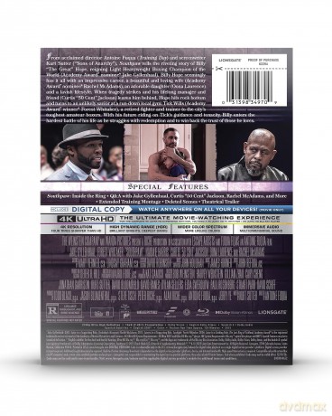 Southpaw (Do utraty sił) (steelbook) [Blu-Ray 4K]+[Blu-Ray]