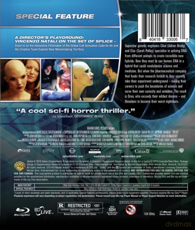 Splice (Istota) [Blu-Ray]