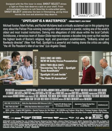 Spotlight [Blu-Ray 4K]+[Blu-Ray]