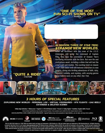 Star Trek: Strange New Worlds: Season Three [DVD]