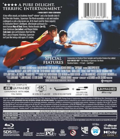 Superman: The Movie [Blu-Ray 4K]+[Blu-Ray]