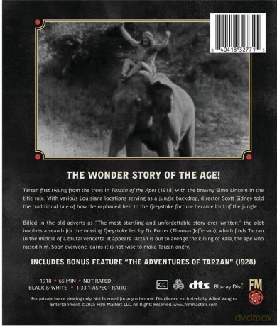 Tarzan of the Apes (1918) | Newly Restored Archive Collection [Blu-Ray]