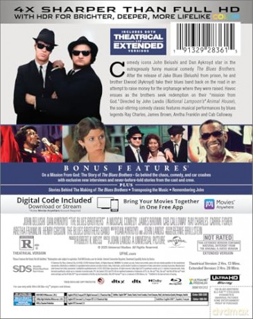 The Blues Brothers (steelbook) [Blu-Ray 4K]+[Blu-Ray]
