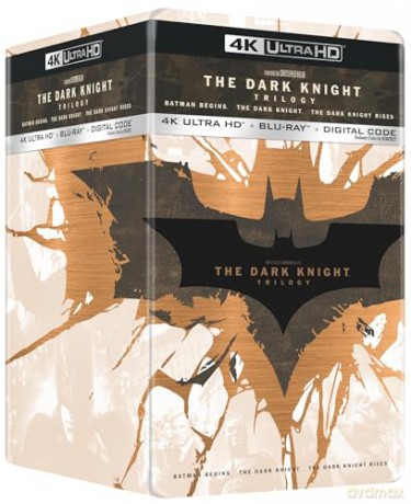 The Dark Knight Trilogy - Amazon Exclusive (4K Ultra HD Steelbooks + Blu-ray + Digital) [Blu-Ray 4K]