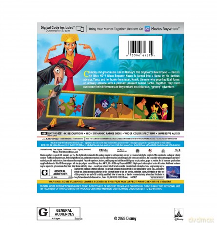 The Emperor's New Groove (Nowe szaty króla) [Blu-Ray 4K]+[Blu-Ray]