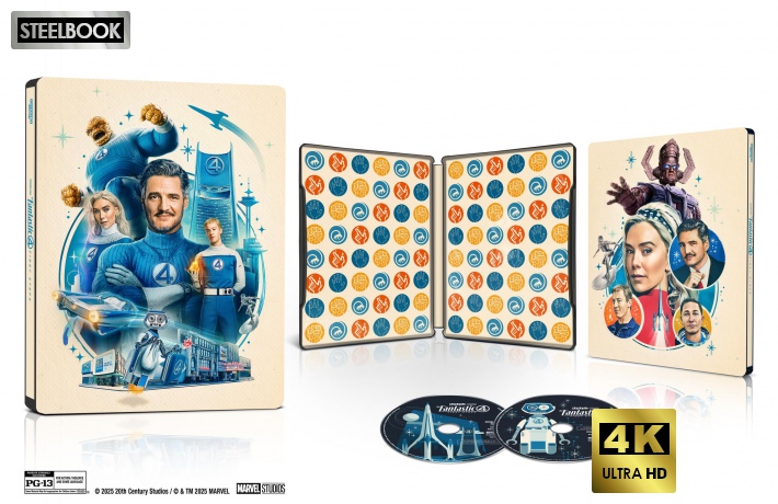 The Fantastic Four: First Steps (Fantastyczna 4: Pierwsze kroki) (steelbook) [Blu-Ray 4K]+[Blu-Ray]